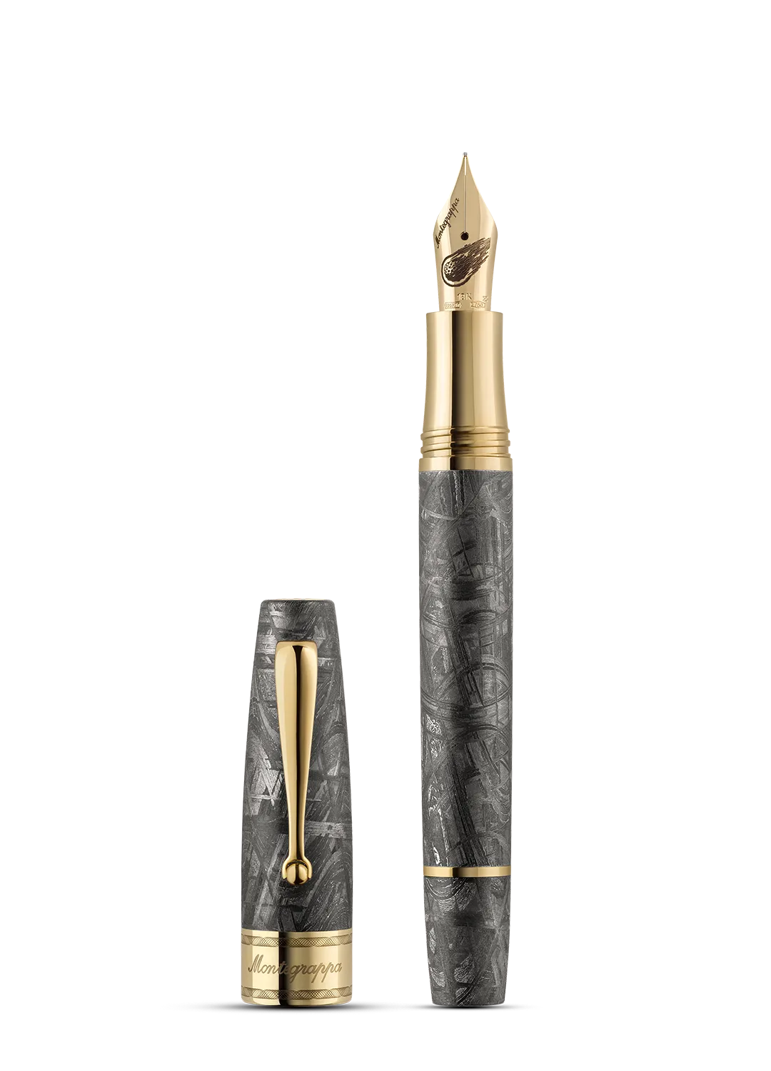 Montegrappa Muonionalusta Meteorīta Tintes Pildspalva