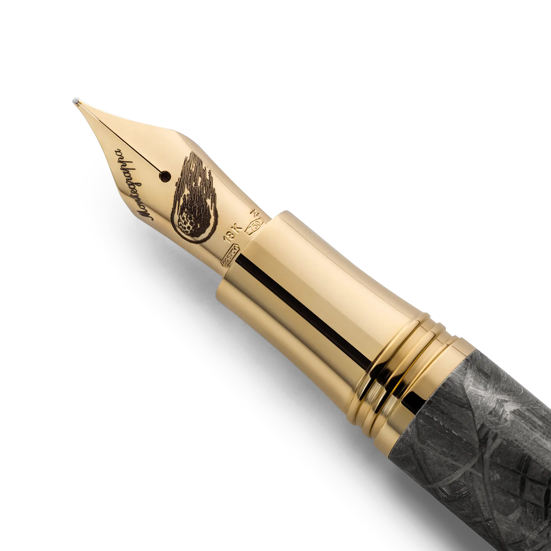 Montegrappa Muonionalusta Meteorīta Tintes pildspalva2